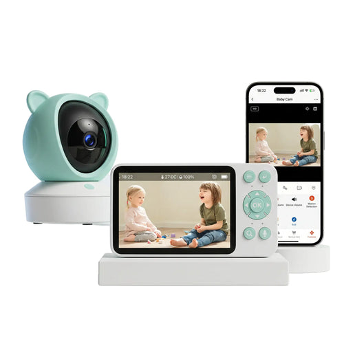 Mamilly Veillée Connect — Babyphone vidéo 2K avec application Mamilly