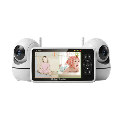 Mamilly Veillée Duo — Babyphone vidéo 2 caméras Mamilly