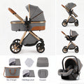 Poussette 3 en 1 - Mamilly Original Mamilly
