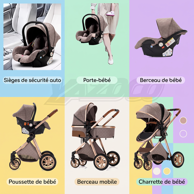Poussette 3 en 1 - Mamilly Original Mamilly