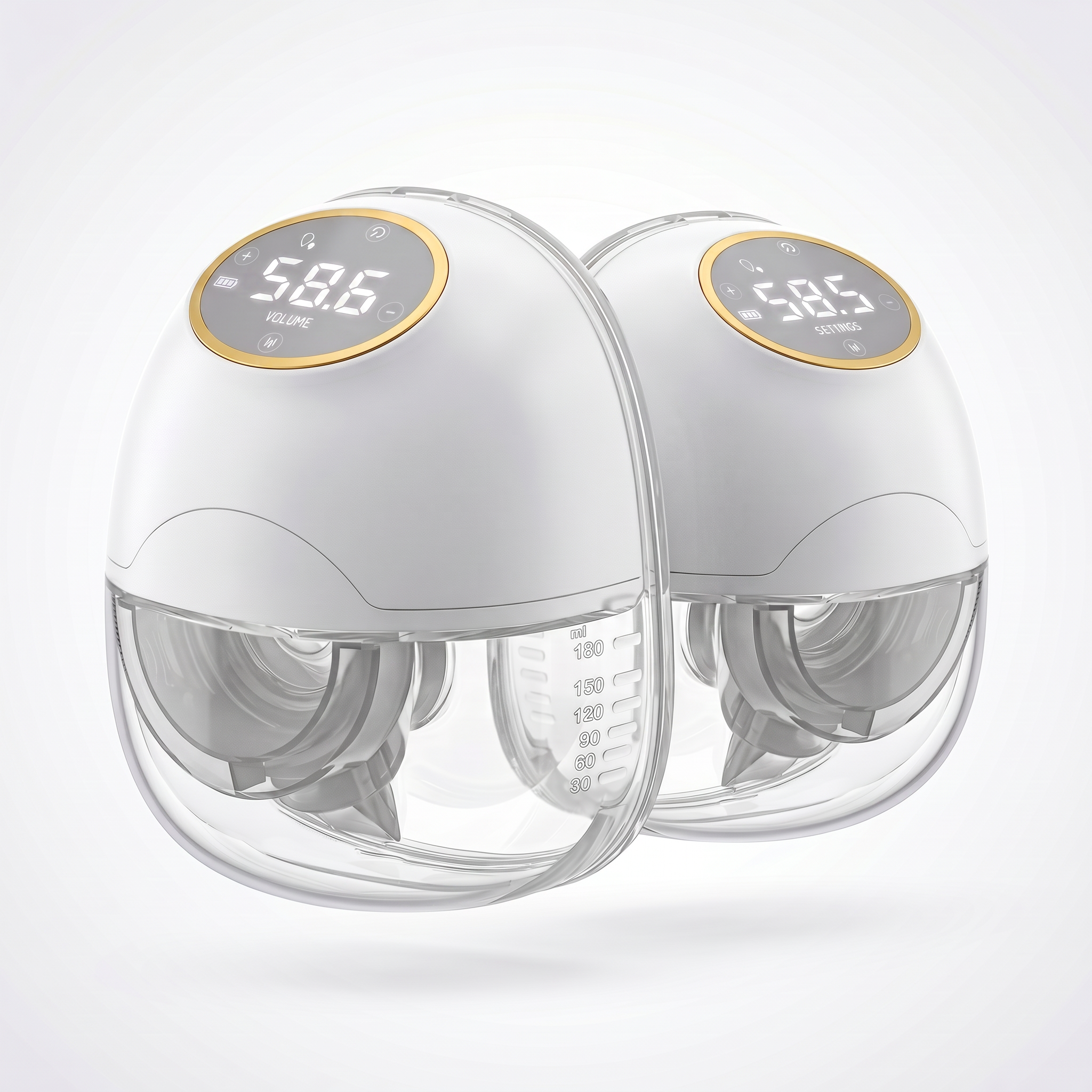 Tire-lait portable LED mains libres Mamilly