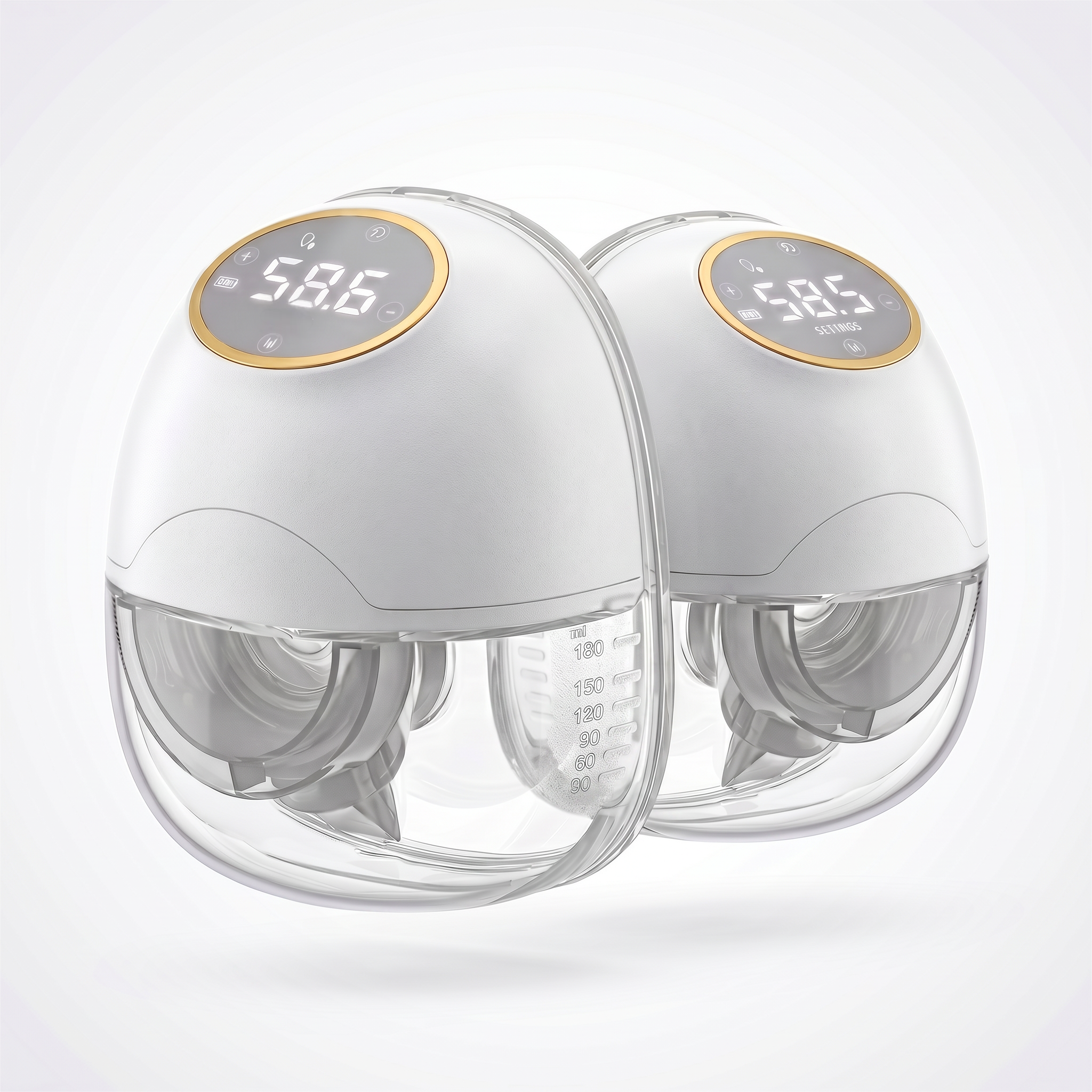Tire-lait portable LED mains libres Mamilly